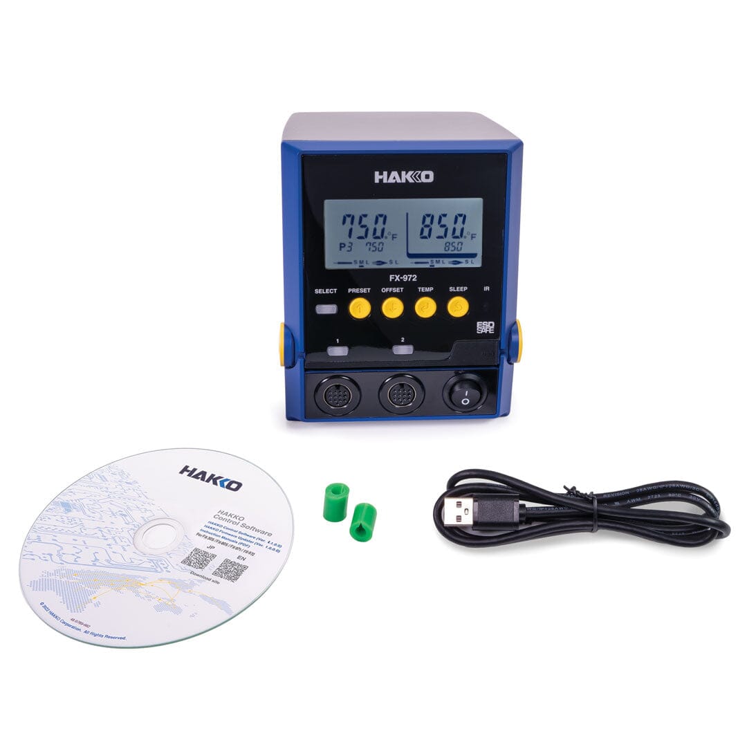 Hakko FX-972 Dual Port Soldering Station, Station Only