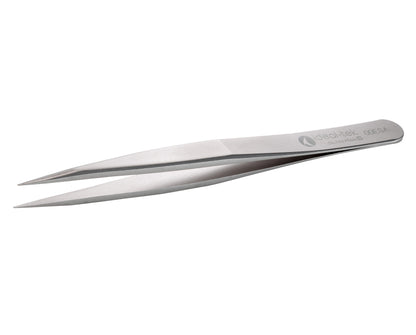 Ideal-tek 00E.SA.0 High Precision Tweezers, Style 00E, Anti-Acid/Anti-Mag SS, 120mm-4.7"