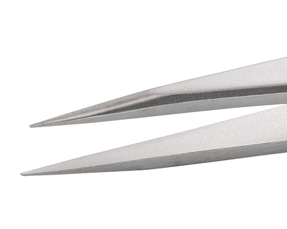 Ideal-tek 00E.SA.0 High Precision Tweezers, Style 00E, Anti-Acid/Anti-Mag SS, 120mm-4.7"