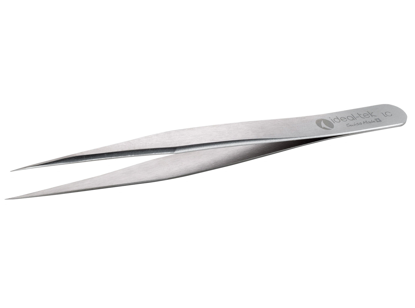 Ideal-tek 1.C.0 High Precision Tweezers, Style 1, Carbon Steel, 120mm-4.7″