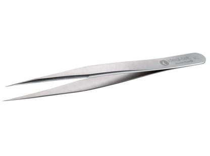 Ideal-tek 1.C.0 High Precision Tweezers, Style 1, Carbon Steel, 120mm-4.7″