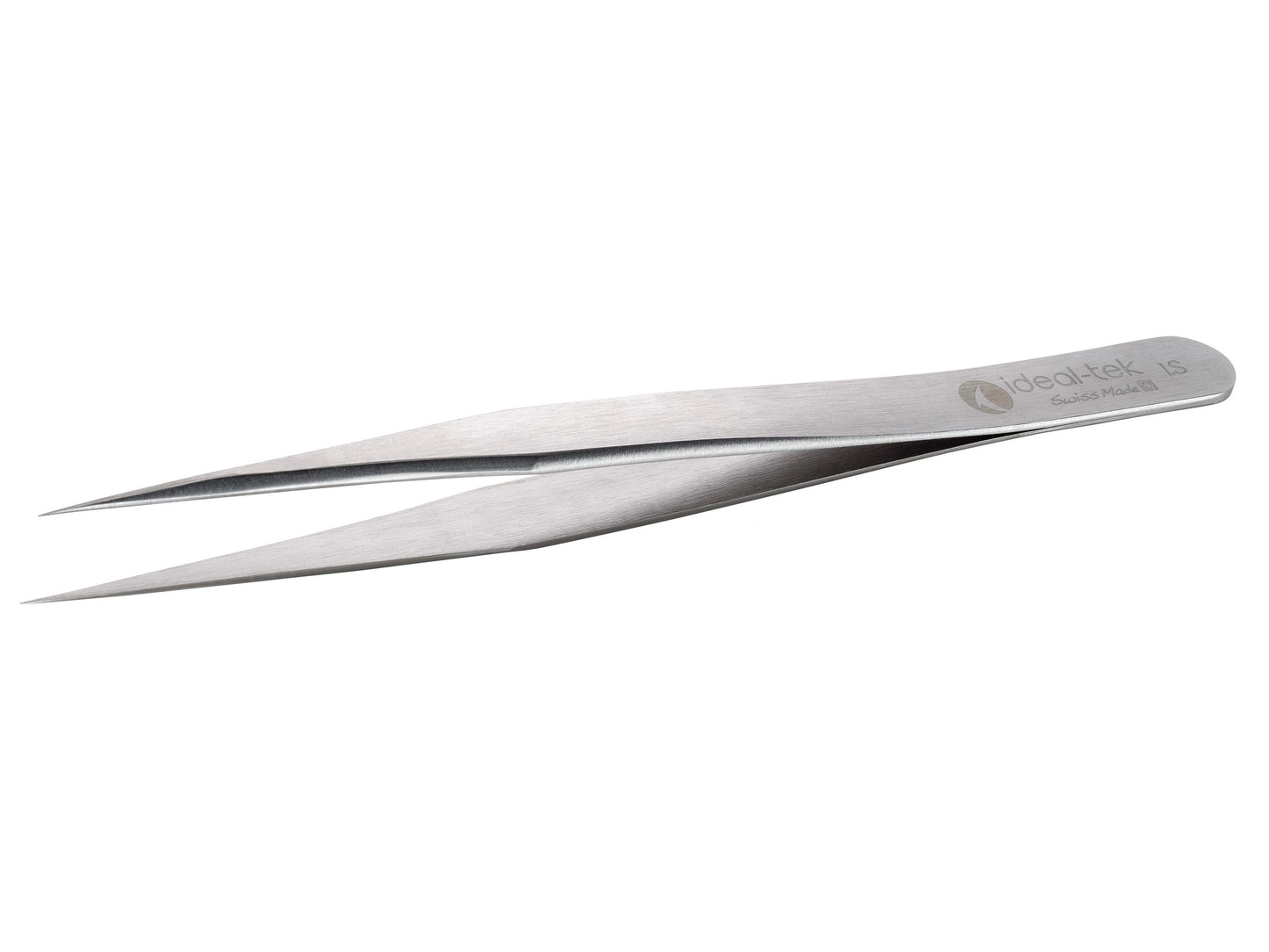 Ideal-tek 1.S.0 High Precision Tweezers, Style 1, Stainless Steel, 120mm-4.7″