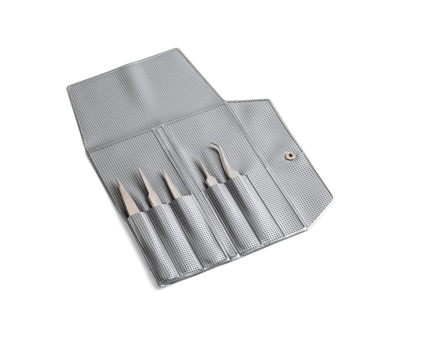 Ideal-tek 5-pc ESD Epoxy Coated Tweezer Kit – 00 – 2A – 3C – 5 – 7 – Made in Pakistan
