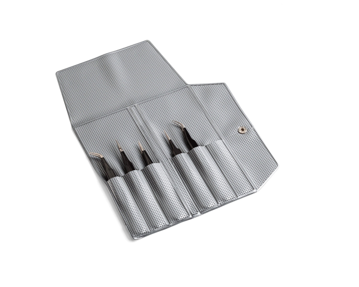 Ideal-tek 5-pc ESD Epoxy Coated Tweezer Kit – SM103 – SM108 – 3 – 5 – 7A – Swiss Made