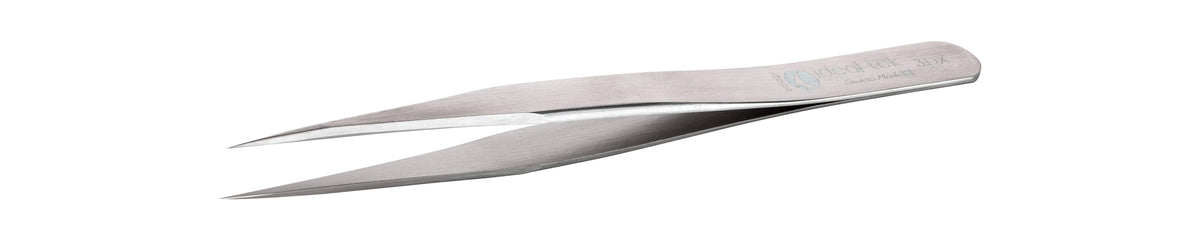 Ideal-tek Biology Tweezers – Style 3 – High-alloy Anti-Acid / Anti-Magnetic Stainless Steel – 120mm (4.7″) – Swiss Made