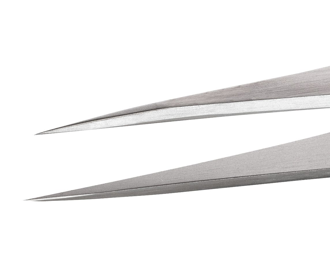 Ideal-tek Biology Tweezers – Style 3 – High-alloy Anti-Acid / Anti-Magnetic Stainless Steel – 120mm (4.7″) – Swiss Made