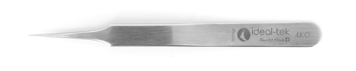Ideal-tek Biology Tweezers – Style 4 – Cobalt Alloy – 110mm (4.3″) – Swiss Made