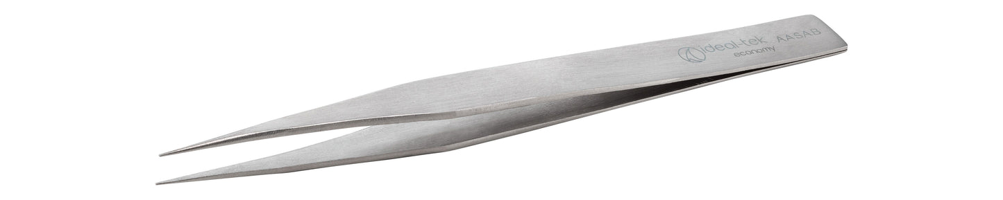 Ideal-tek Boley tweezers – Style AA – Anti-Acid / Anti-Magnetic Stainless Steel – 130mm (5.1″) – Made in India