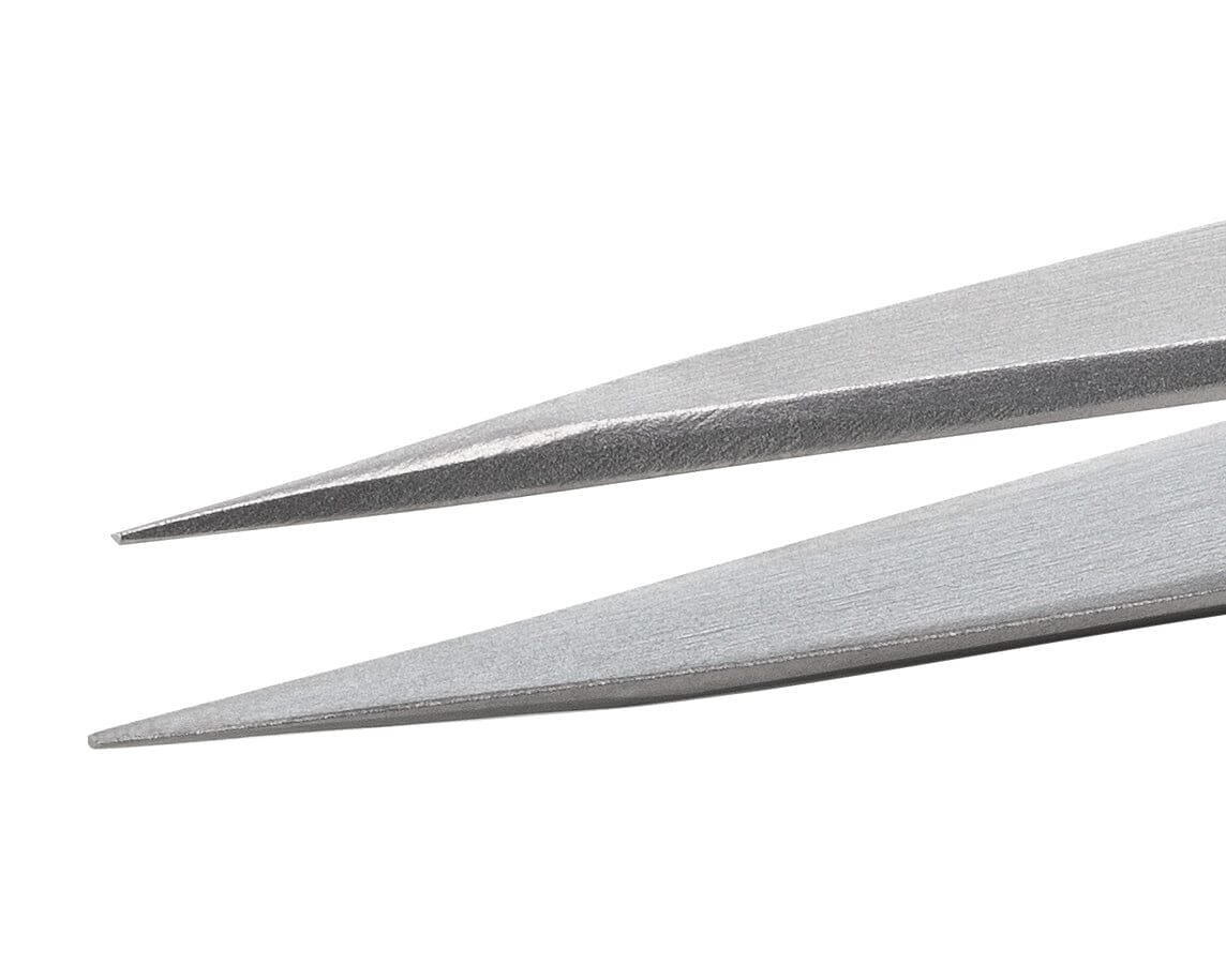 Ideal-tek Boley tweezers – Style AA – Stainless Steel – 130mm (5.1″) – Made in Italy