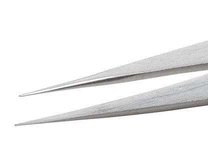 Ideal-tek Boley Tweezers – Style MM – Anti-Acid / Anti-Magnetic Stainless Steel – 125mm (4.9″) – Made in India