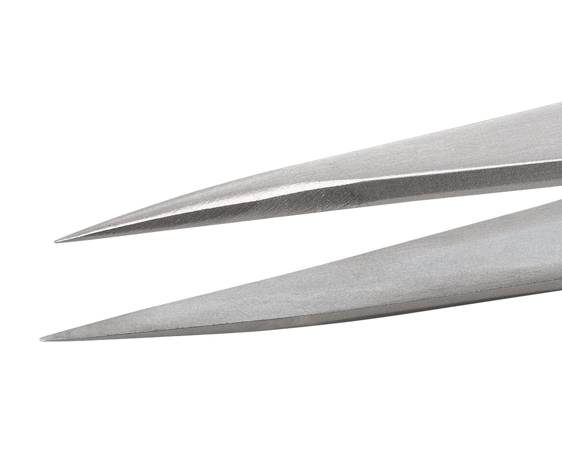 Ideal-tek Boley Tweezers – Style MM – Stainless Steel – 125mm (4.9″) – Made in Italy