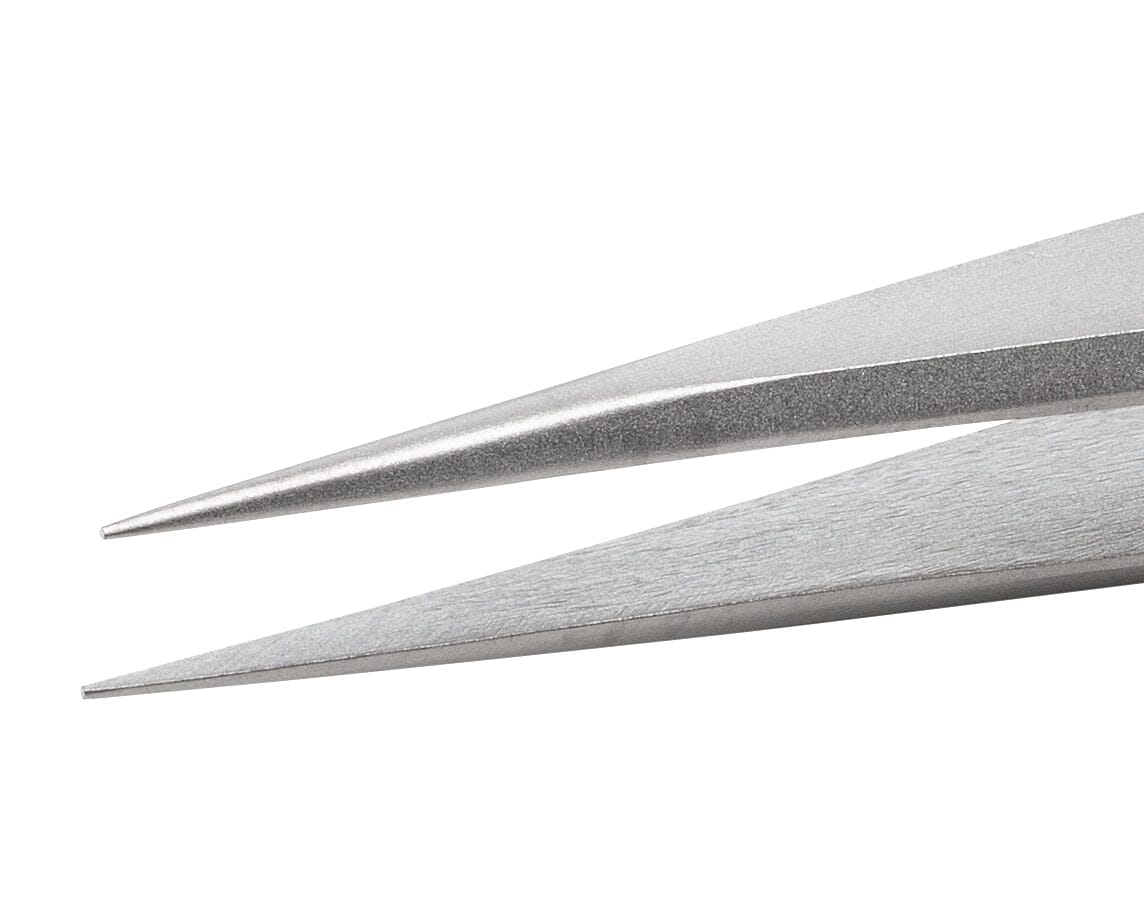Ideal-tek Boley Tweezers – Style RR – Anti-Acid / Anti-Magnetic Stainless Steel – 145mm (5.7″) – Made in Italy