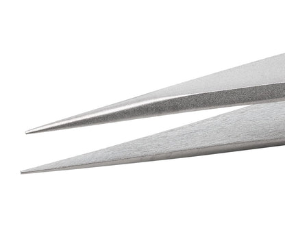 Ideal-tek Boley Tweezers – Style RR – Anti-Acid / Anti-Magnetic Stainless Steel – 145mm (5.7″) – Made in Italy