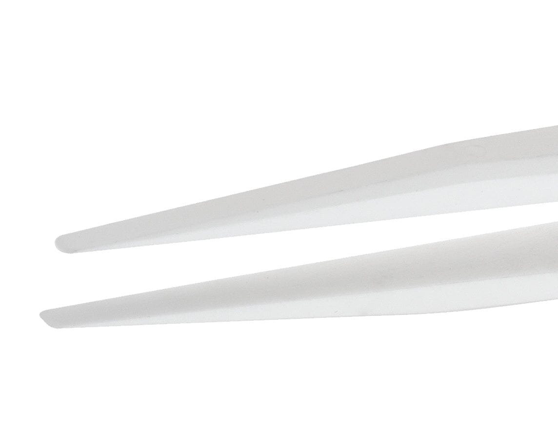 Ideal-tek Ceramic Replaceable Tip Tweezers Style 2A – Zirconia Tips (A2AMZ) – Straight Fine Flat Tips, Superior Finish – 140mm (5.5") – Swiss Made