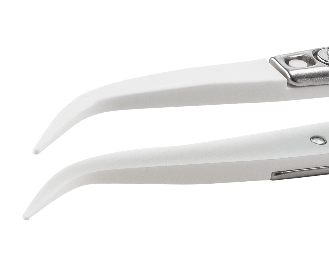 Ideal-tek Ceramic Tip Tweezers – Style 7 – Zirconia Tips A7MZ – 135mm (5.3″) – Swiss Made