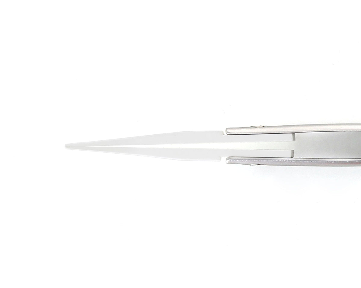 Ideal-tek Ceramic Tip Tweezers – Style 7 – Zirconia Tips A7MZ – 135mm (5.3″) – Swiss Made