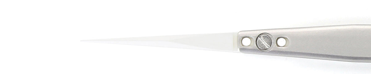 Ideal-tek Ceramic Tip Tweezers – Style 73 – Zirconia Tips A73MZ – 140mm (5.5″) – Swiss Made