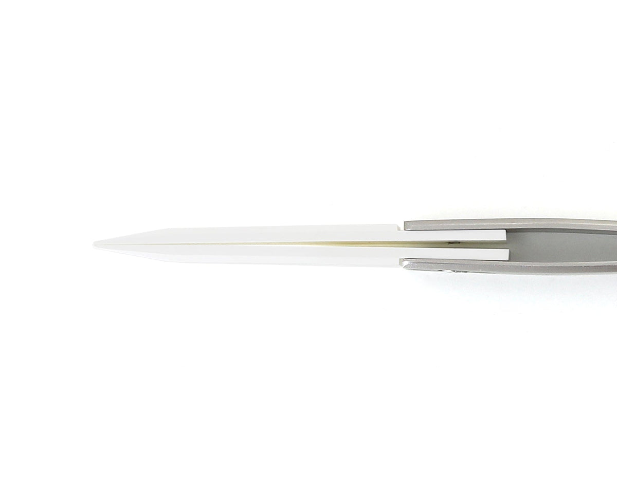Ideal-tek Ceramic Tip Tweezers – Style 74 – Zirconia Tips A74MZ – 140mm (5.5″) – Swiss Made