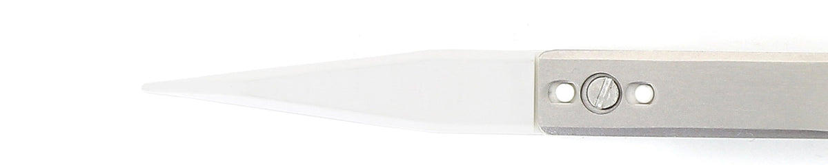 Ideal-tek Ceramic Tip Tweezers – Style 74 – Zirconia Tips A74MZ – 140mm (5.5″) – Swiss Made