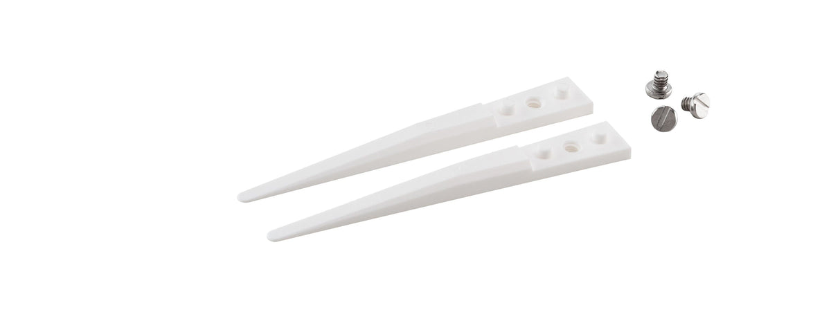 Ideal-tek Ceramic tweezer Tips – Style 2A – Zirconia tips for 2AMZ.SA – 50mm (2.0″) – Swiss Made