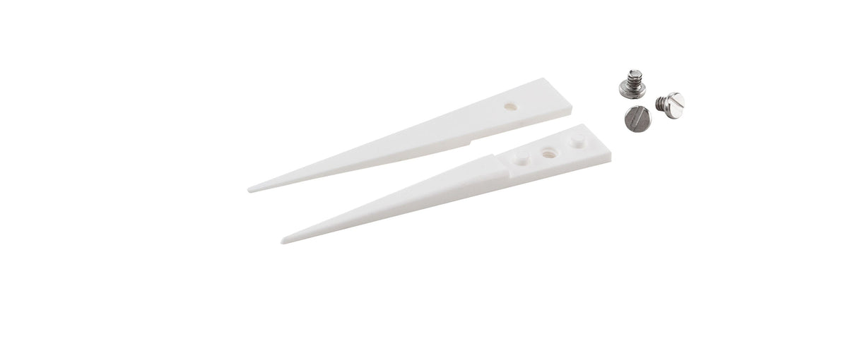 Ideal-tek Ceramic Tweezer Tips – Style 71 – Zirconia Tips for 71MZ.SA – 45mm (1.8″) – Swiss Made