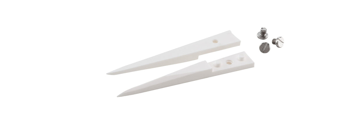 Ideal-tek Ceramic Tweezer Tips – Style 72 – Zirconia Tips for 72MZ.SA – 45mm (1.8″) – Swiss Made
