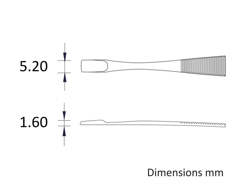 Ideal-tek Components Posit tweezers – Style 571 – Anti-Acid / Anti-Magnetic Stainless Steel – 145mm (5.7″) – Swiss Made