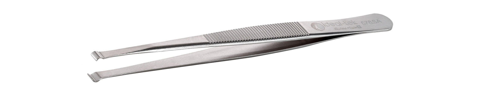Ideal-tek Components Posit Tweezers – Style 578 – Anti-Acid / Anti-Magnetic Stainless Steel – 120mm (4.7″) – Swiss Made