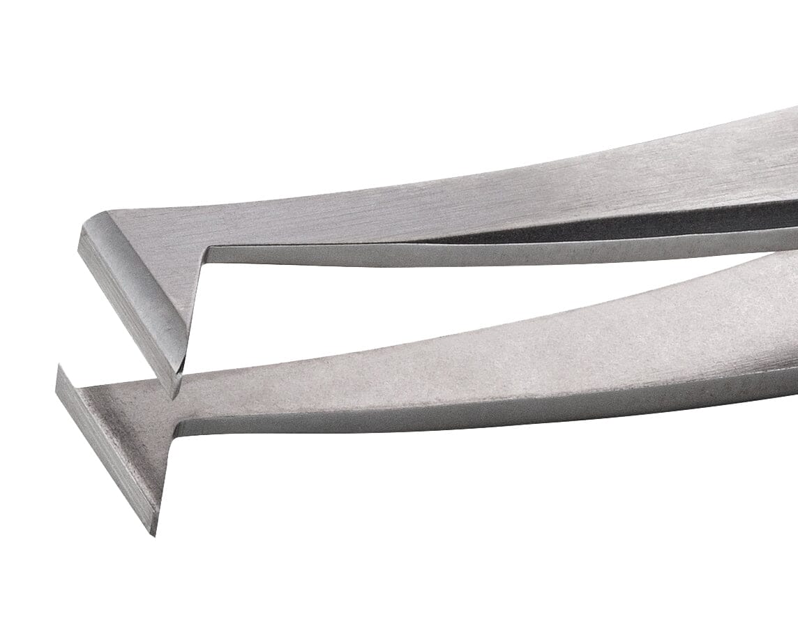 Ideal-tek Cutting Tweezers Style 14A – Carbon Steel – Angled Cutting Blades, Superior Finish – 115mm (4.5") – Swiss Made