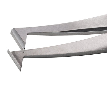 Ideal-tek Cutting Tweezers Style 14A – Carbon Steel – Angled Cutting Blades, Superior Finish – 115mm (4.5") – Swiss Made