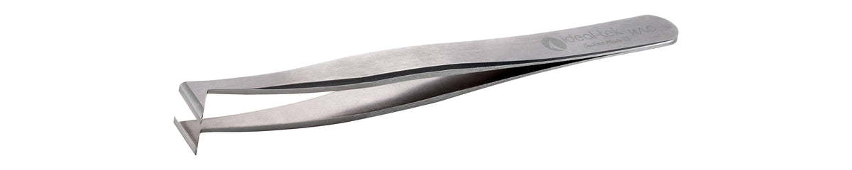 Ideal-tek Cutting Tweezers Style 14A – Carbon Steel – Angled Cutting Blades, Superior Finish – 115mm (4.5") – Swiss Made
