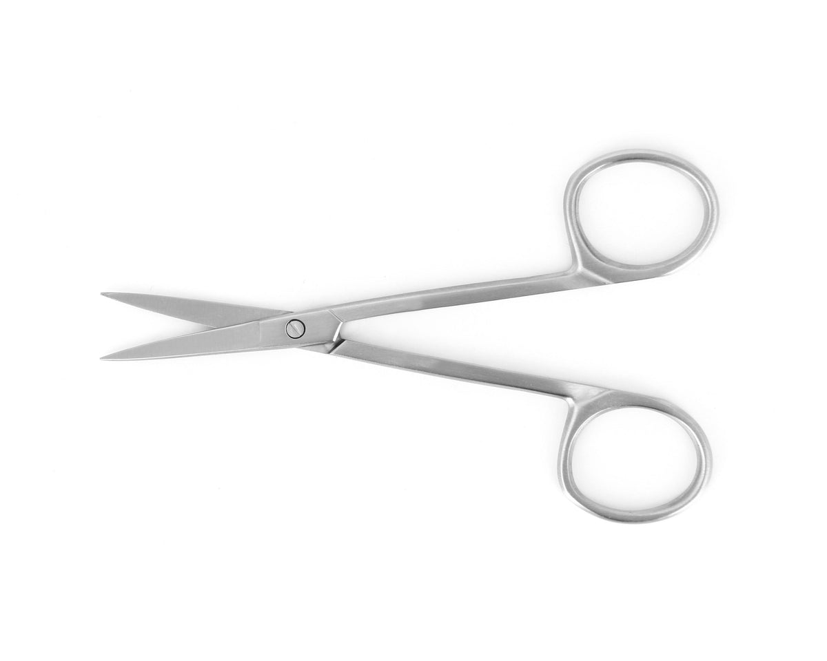 Ideal-tek EasyCut Scissors – Stainless Steel – Straight – OAL 100mm (3.9″) – Made in Pakistan