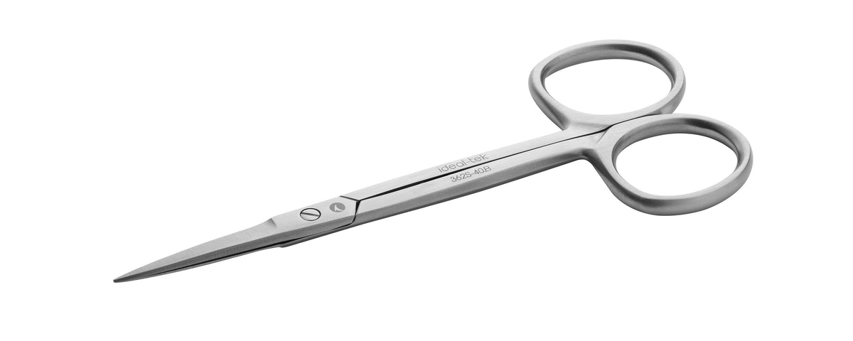 Ideal-tek EasyCut Scissors – Stainless Steel – Straight – OAL 100mm (3.9″) – Made in Pakistan