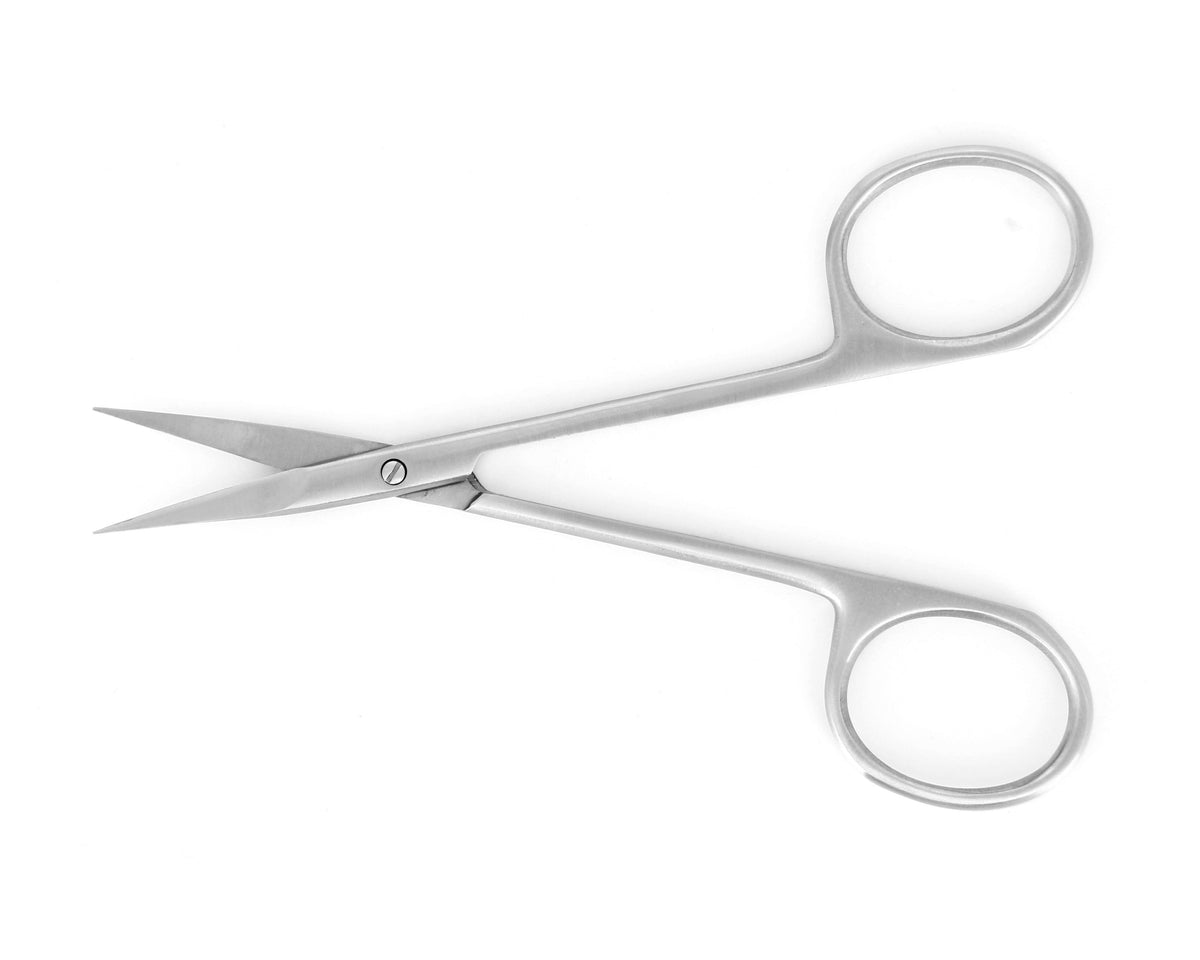 Ideal-tek EasyCut Scissors – Stainless Steel – Straight – OAL 110mm (4.3″) – Made in Pakistan