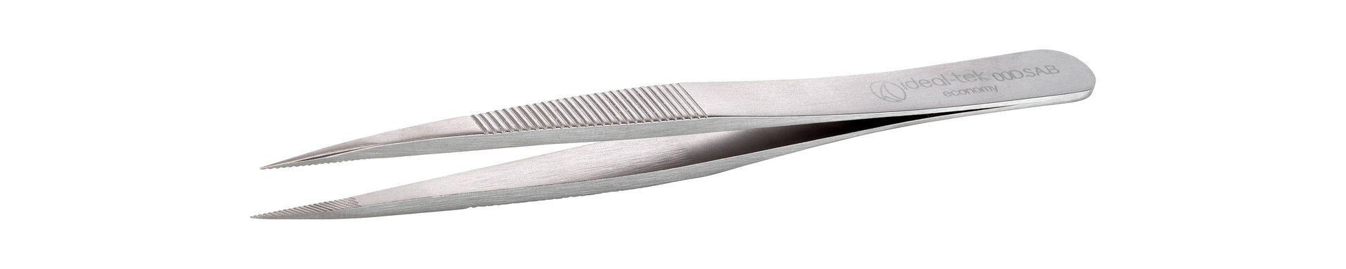 Ideal-tek Economy Tweezers – Style 00 – Anti-Acid / Anti-Magnetic Stainless Steel – 120mm (4.7″) – Made in Pakistan