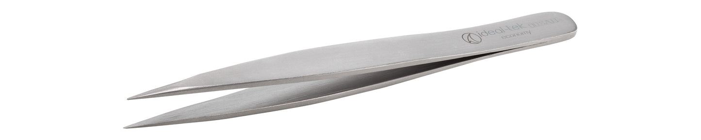 Ideal-tek Economy tweezers – Style 00 – Anti-Acid / Anti-Magnetic Stainless Steel – 120mm (4.7″) – Made in Pakistan