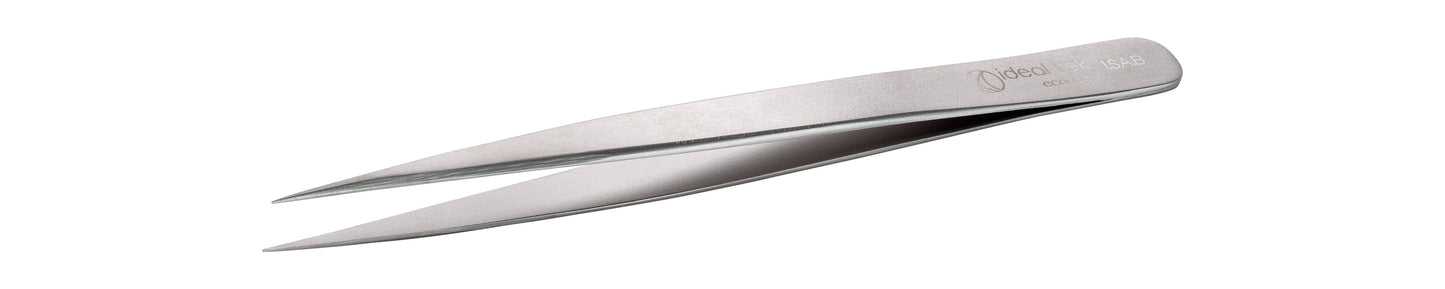 Ideal-tek Economy tweezers – Style 1 – Anti-Acid / Anti-Magnetic Stainless Steel – 120mm (4.7″) – Made in Pakistan