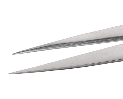 Ideal-tek Economy tweezers – Style 1 – Anti-Acid / Anti-Magnetic Stainless Steel – 120mm (4.7″) – Made in Pakistan