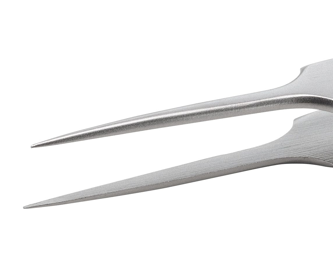 Ideal-tek Economy tweezers – Style 5 – Anti-Acid / Anti-Magnetic Stainless Steel – 110mm (4.3″) – Made in Pakistan
