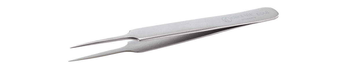 Ideal-tek Economy tweezers – Style 5 – Anti-Acid / Anti-Magnetic Stainless Steel – 110mm (4.3″) – Made in Pakistan