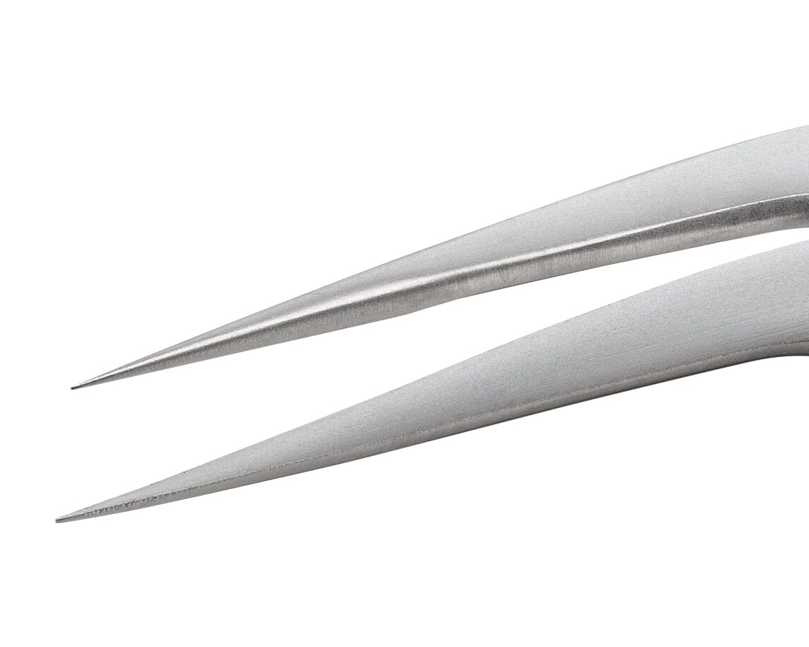 Ideal-tek Economy Tweezers – Style 5A – Anti-Acid / Anti-Magnetic Stainless Steel – 110mm (4.3″) – Made in Pakistan