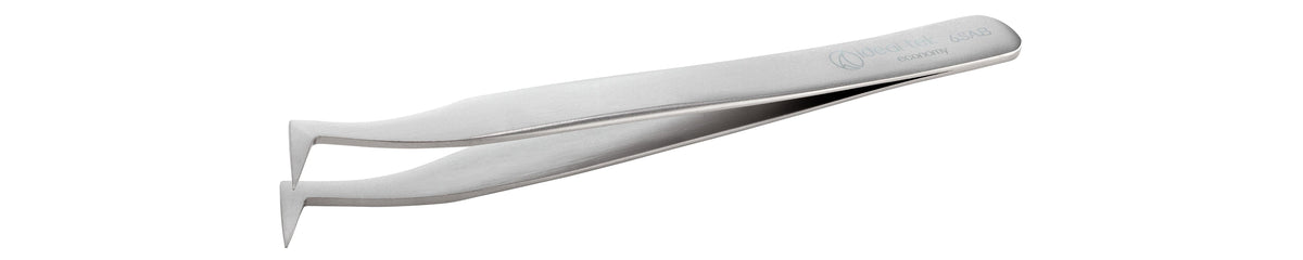 Ideal-tek Economy Tweezers – Style 6 – Anti-Acid / Anti-Magnetic Stainless Steel – 115mm (4.5″) – Made in Pakistan