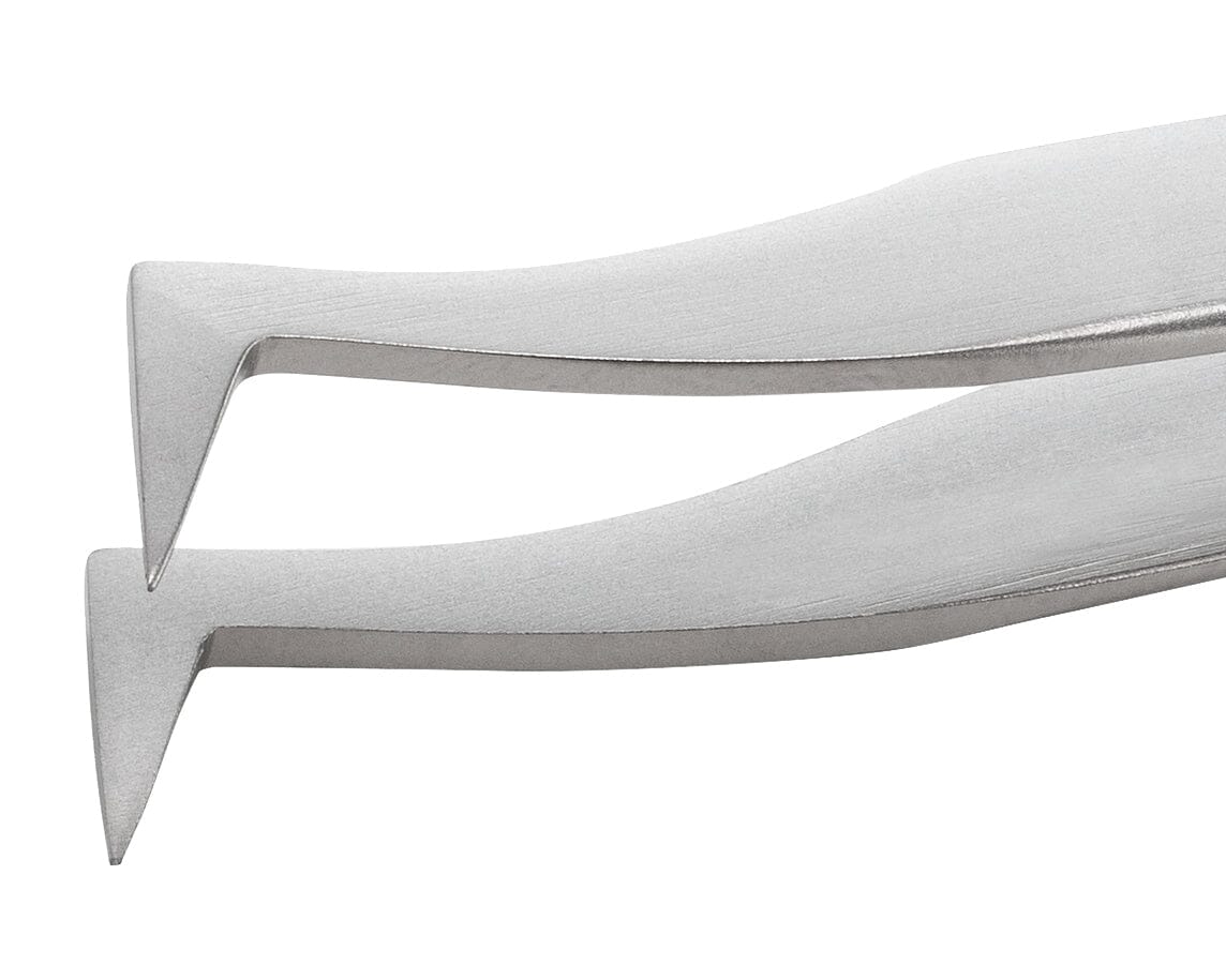 Ideal-tek Economy Tweezers – Style 6 – Anti-Acid / Anti-Magnetic Stainless Steel – 115mm (4.5″) – Made in Pakistan