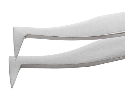 Ideal-tek Economy Tweezers – Style 6 – Anti-Acid / Anti-Magnetic Stainless Steel – 115mm (4.5″) – Made in Pakistan