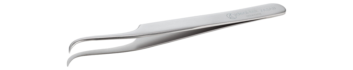 Ideal-tek Economy Tweezers – Style 7 – Anti-Acid / Anti-Magnetic Stainless Steel – 120mm (4.7″) – Made in Pakistan