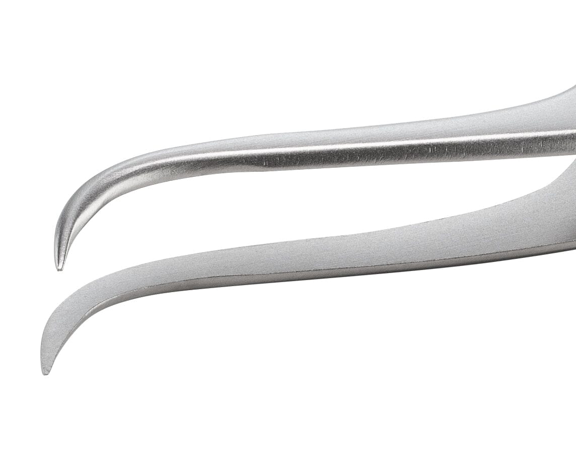 Ideal-tek Economy Tweezers – Style 7 – Anti-Acid / Anti-Magnetic Stainless Steel – 120mm (4.7″) – Made in Pakistan