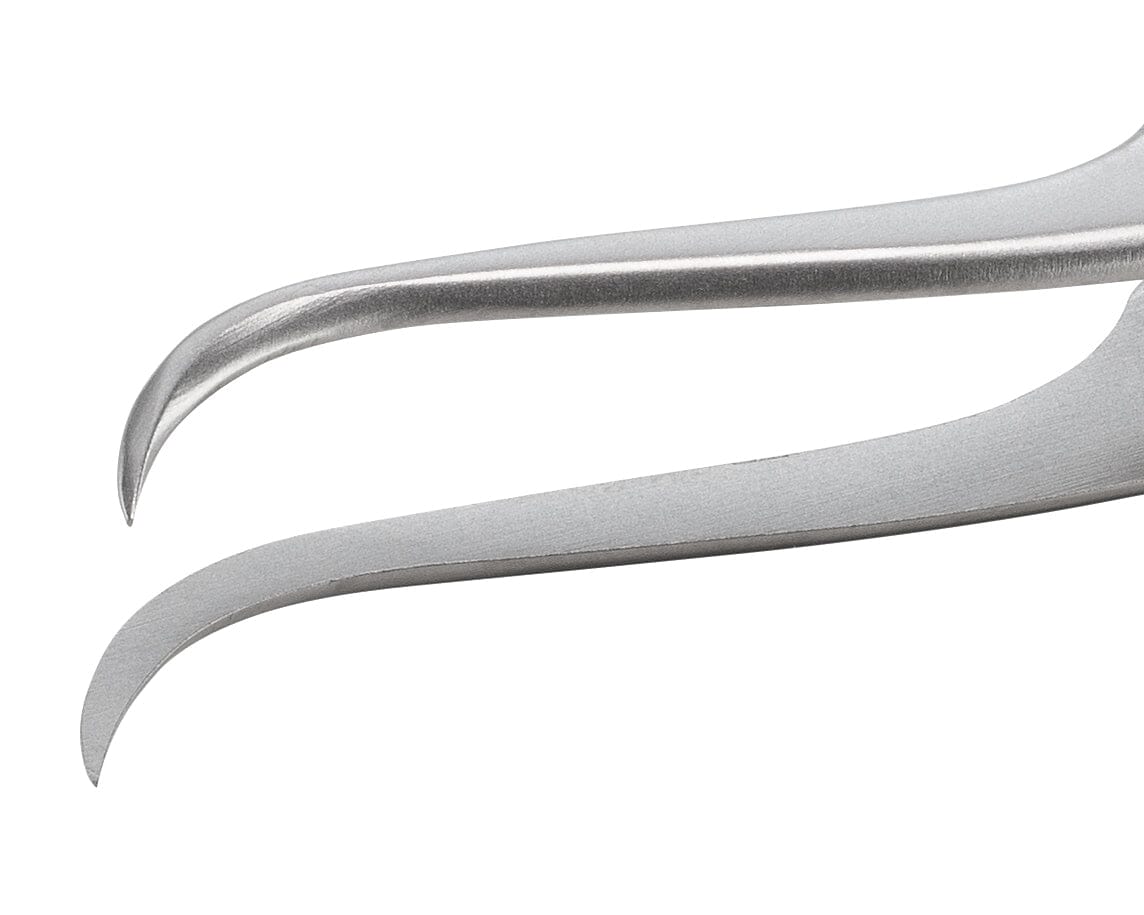 Ideal-tek Economy tweezers – Style 7 – Anti-Acid / Anti-Magnetic Stainless Steel – 120mm (4.7″) – Made in Pakistan