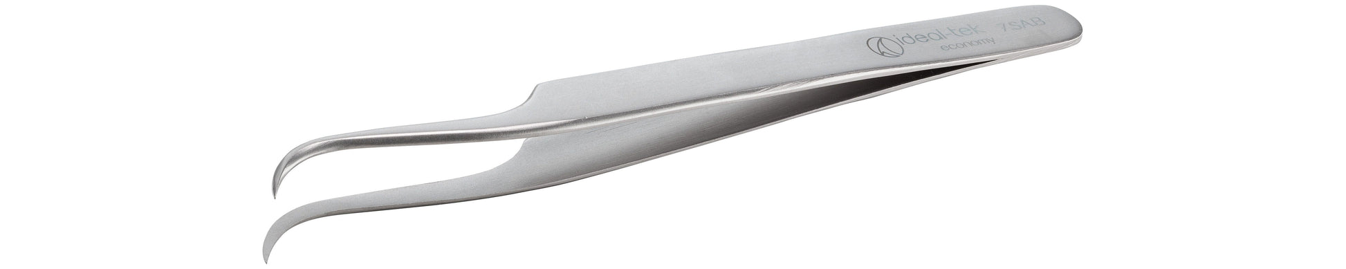 Ideal-tek Economy tweezers – Style 7 – Anti-Acid / Anti-Magnetic Stainless Steel – 120mm (4.7″) – Made in Pakistan