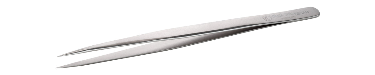 Ideal-tek Economy Tweezers – Style Stainless Steel – Anti-Acid / Anti-Magnetic Stainless Steel – 140mm (5.5″) – Made in Pakistan