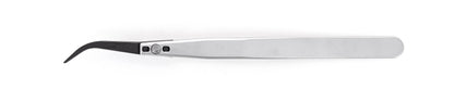 Ideal-tek ESD Ceramic Tip Tweezers – Style 7 – Zirconia Tips A7ZJ – 135mm (5.3″) – Swiss Made